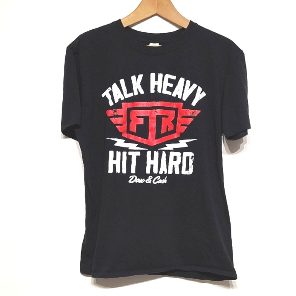 Dax & Cash FTR Pro Wrestling T-Shirt WWE AEW Black Size Large Unisex